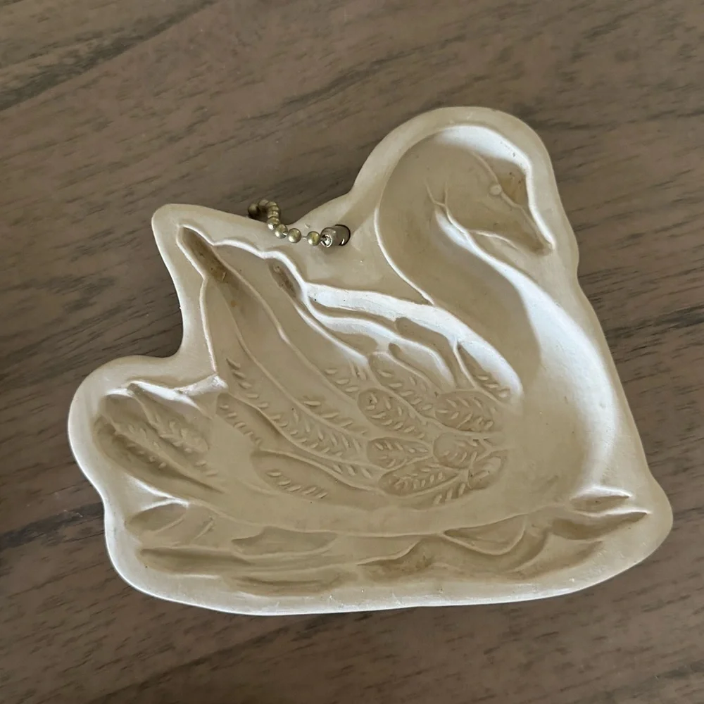 Brown Bag cookie art pig, swan and rabbit